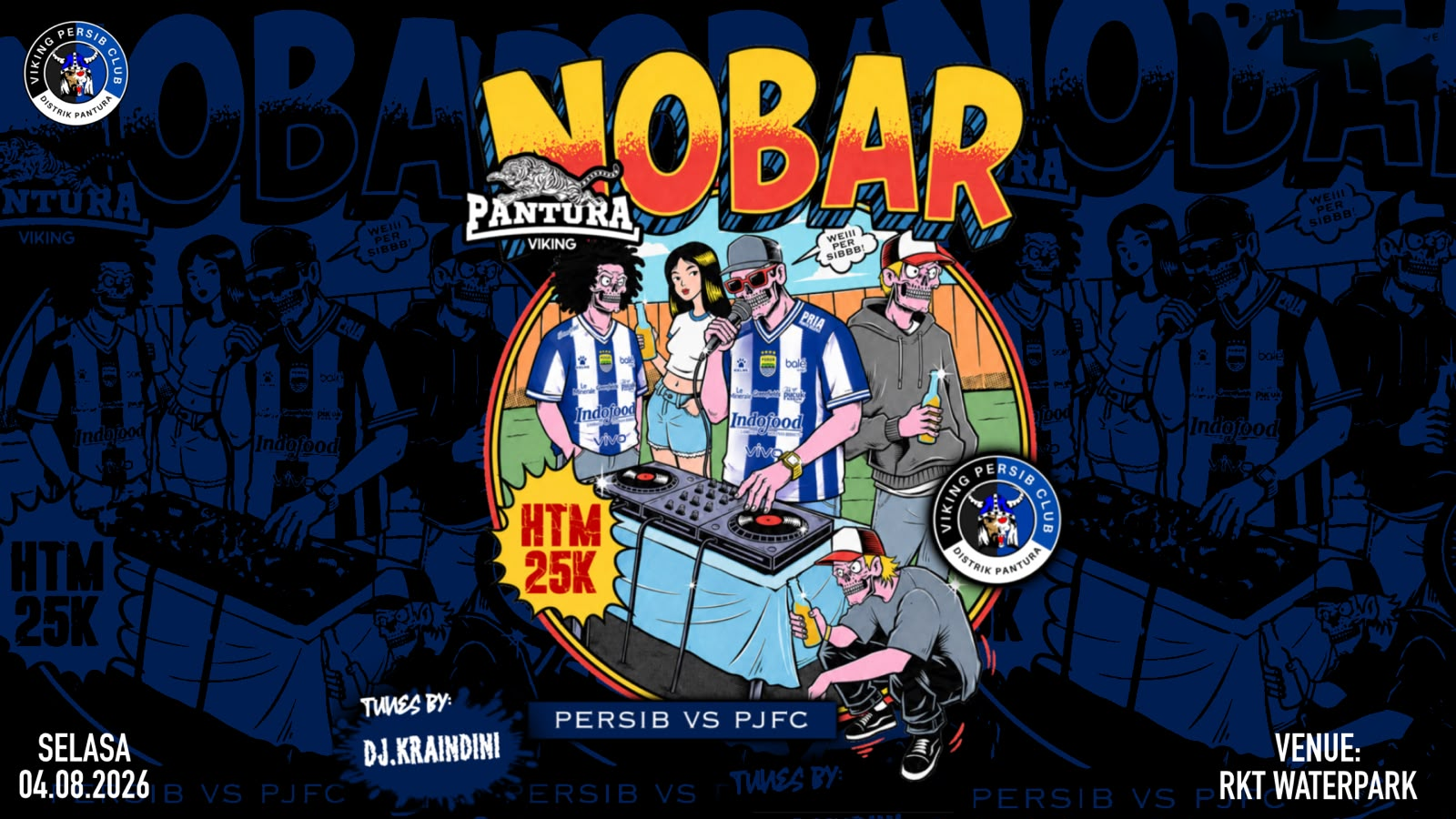 Nobar Viking Pantura Persib vs Persija